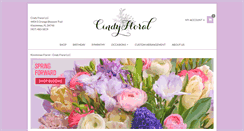 Desktop Screenshot of cindyfloral.net